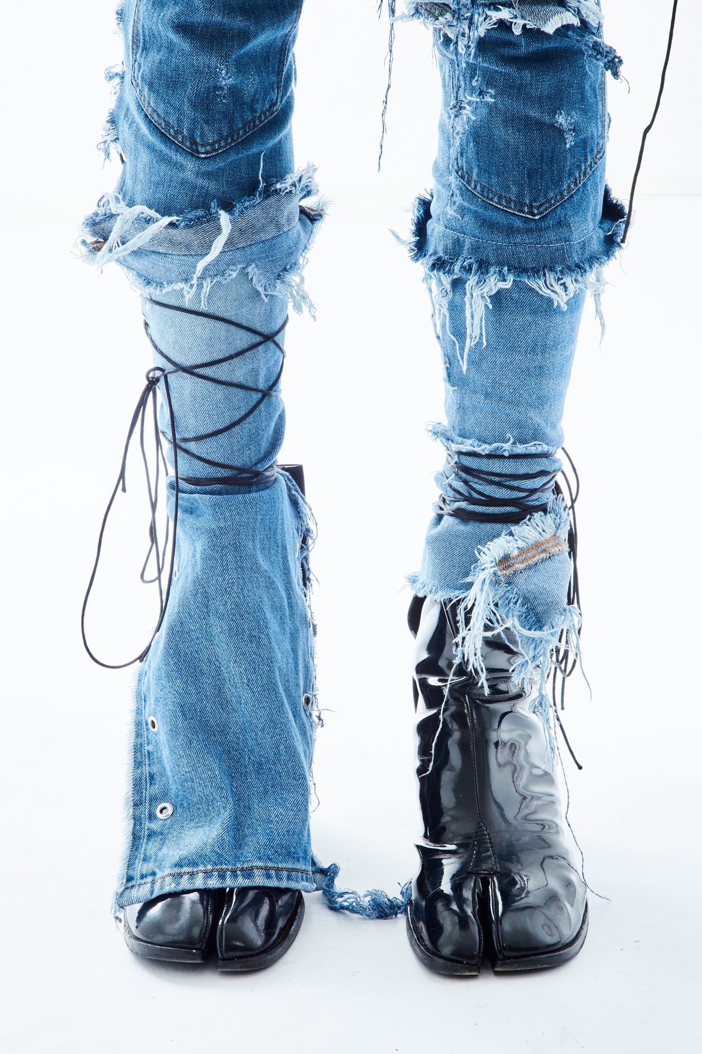 YAMA DENIM LEG WARMERS