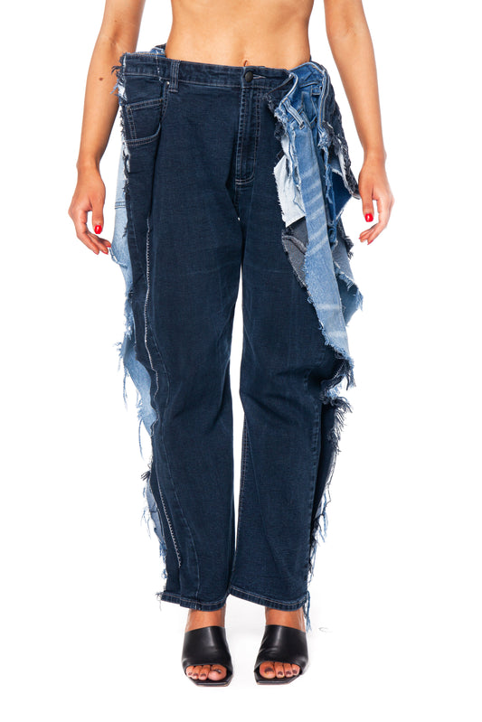 YAMA DENIM PANTS (HIGH WAISTED)